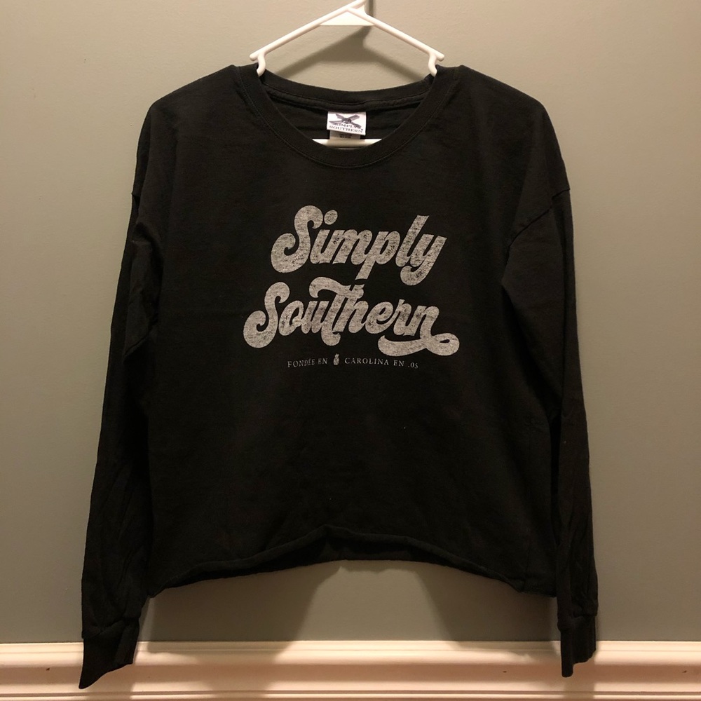 Long sleeve crop top
